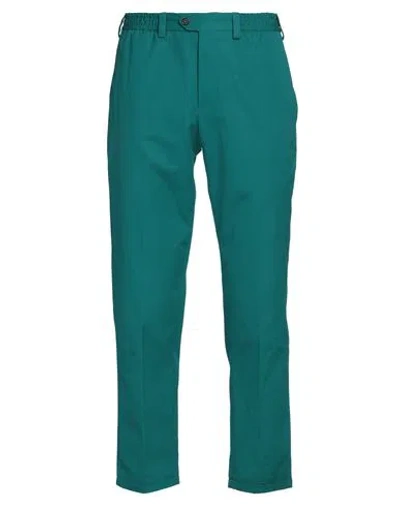 Pt Torino Man Pants Emerald Green Size 34 Cotton