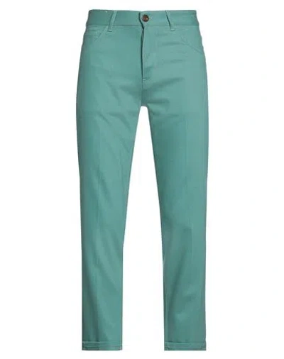 Pt Torino Man Pants Green Size 32 Virgin Wool, Elastane