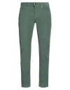 Pt Torino Man Pants Green Size 36 Cotton, Polyamide, Elastane In Green