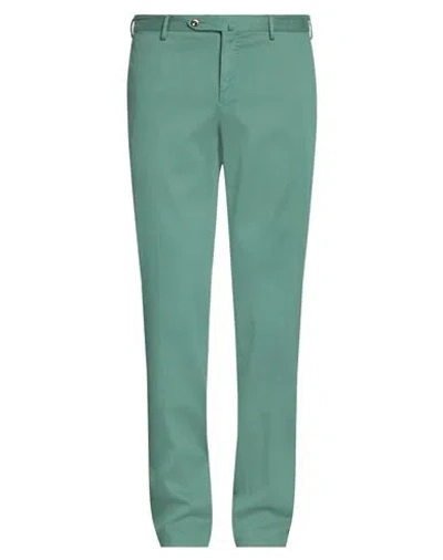 PT TORINO PT TORINO MAN PANTS GREEN SIZE 34 MODAL, COTTON, ELASTANE