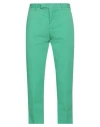 Pt Torino Man Pants Green Size 38 Cotton, Elastane