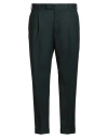 Pt Torino Man Pants Green Size 40 Virgin Wool, Elastane In Blue