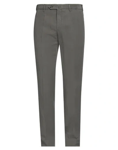 Pt Torino Man Pants Grey Size 30 Lyocell, Linen, Cotton In Grey