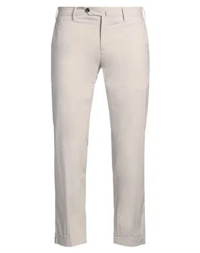 Pt Torino Man Pants Grey Size 32 Cotton, Elastane In Grey
