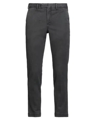 Pt Torino Man Pants Grey Size 32 Cotton, Elastane In Blue