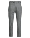 Pt Torino Man Pants Grey Size 32 Virgin Wool, Cashmere, Elastane In Gray