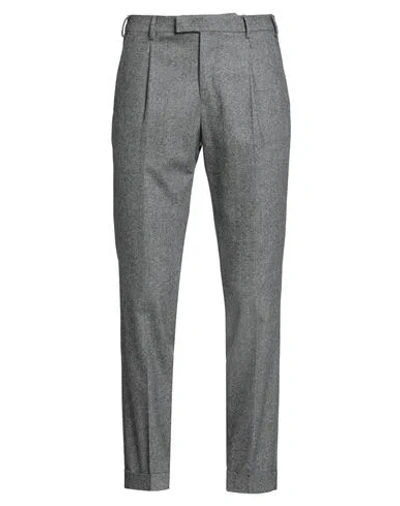 Pt Torino Man Pants Grey Size 32 Virgin Wool, Cashmere, Elastane In Gray