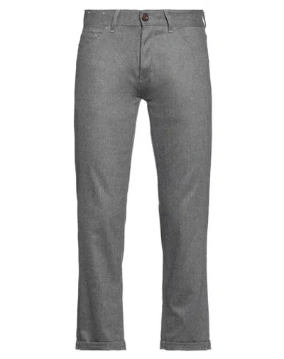 Pt Torino Man Pants Grey Size 31 Virgin Wool, Elastane In Grey