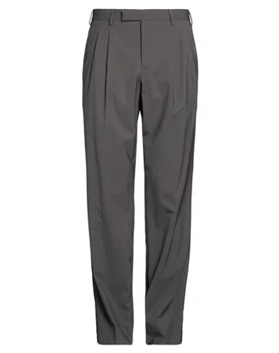 Pt Torino Man Pants Grey Size 34 Virgin Wool, Polyamide, Elastane In Gray