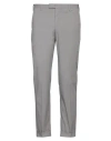 Pt Torino Man Pants Grey Size 38 Cotton, Elastane