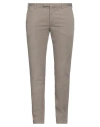 Pt Torino Man Pants Sand Size 38 Cotton, Lyocell, Elastane In Grey