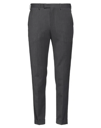 Pt Torino Man Pants Grey Size 38 Polyester, Wool, Elastane