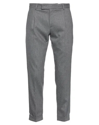 Pt Torino Man Pants Grey Size 38 Virgin Wool, Elastane