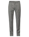 Pt Torino Man Pants Grey Size 38 Virgin Wool, Elastane