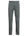 Pt Torino Man Pants Grey Size 40 Cotton, Elastane