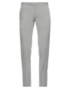 Pt Torino Man Pants Grey Size 40 Modal, Cotton, Elastane
