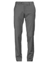 Pt Torino Man Pants Grey Size 40 Polyester, Wool, Elastane