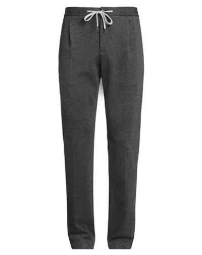 Pt Torino Man Pants Grey Size 40 Viscose, Polyamide, Elastane In Black