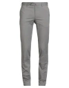 Pt Torino Man Pants Grey Size 42 Cotton, Elastane In Gray