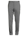 Pt Torino Man Pants Grey Size 44 Virgin Wool, Elastane In Gray