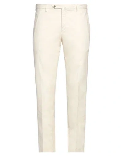 PT TORINO PT TORINO MAN PANTS IVORY SIZE 38 MODAL, COTTON, ELASTANE