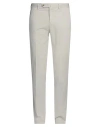 Pt Torino Man Pants Ivory Size 40 Cotton, Elastane In White