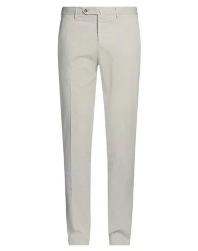 Pt Torino Man Pants Ivory Size 40 Cotton, Elastane In White