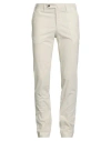 Pt Torino Man Pants Ivory Size 42 Cotton, Elastane In White
