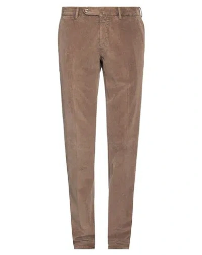 Pt Torino Man Pants Khaki Size 30 Cotton, Lyocell, Elastane In Beige