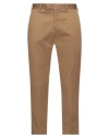 Pt Torino Man Pants Khaki Size 32 Cotton, Elastane In Beige