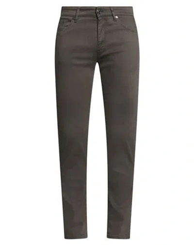 Pt Torino Man Pants Khaki Size 32 Lyocell, Cotton, Polyester, Elastane In Gray