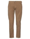 Pt Torino Man Pants Khaki Size 33 Cotton, Elastane In Beige