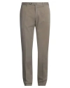 Pt Torino Man Pants Khaki Size 36 Cotton, Elastane In Beige