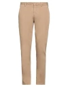 Pt Torino Man Pants Khaki Size 35 Cotton, Elastane In Beige
