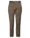 Pt Torino Man Pants Khaki Size 36 Cotton, Elastane In Beige