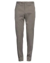 Pt Torino Man Pants Khaki Size 36 Cotton, Silk, Elastane In Beige