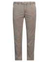 Pt Torino Man Pants Khaki Size 38 Cotton, Elastane In Beige