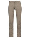 Pt Torino Man Pants Khaki Size 40 Cotton, Elastane In Beige