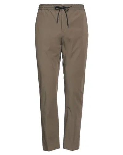 Pt Torino Man Pants Khaki Size 40 Cotton, Polyamide, Elastane In Beige