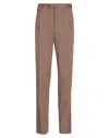 Pt Torino Man Pants Khaki Size 40 Cotton, Silk, Elastane In Neutral
