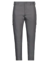 Pt Torino Man Pants Lead Size 36 Cotton, Polyamide, Elastane In Gray