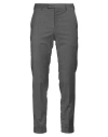Pt Torino Man Pants Lead Size 36 Polyester, Wool, Elastane In Gray