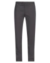 Pt Torino Man Pants Lead Size 38 Cotton, Polyamide, Elastane In Grey