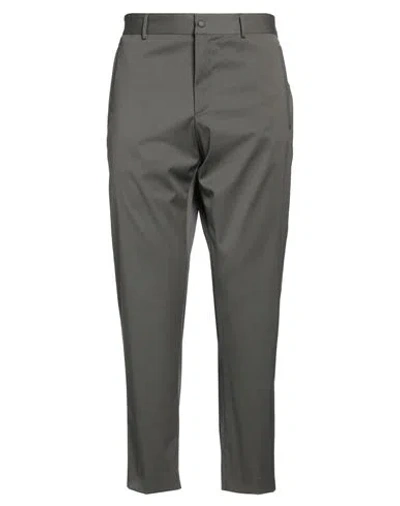 Pt Torino Man Pants Lead Size 38 Polyester, Virgin Wool, Elastane In Gray