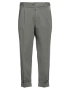 Pt Torino Man Pants Lead Size 40 Cotton, Elastane In Gray