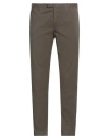 Pt Torino Man Pants Lead Size 40 Cotton, Elastane In Grey