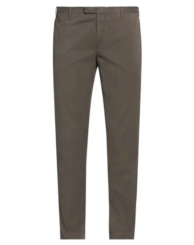 Pt Torino Man Pants Lead Size 40 Cotton, Elastane In Grey