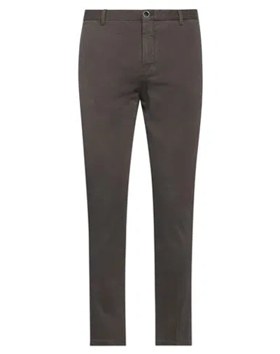 Pt Torino Man Pants Lead Size 42 Cotton, Elastane In Grey