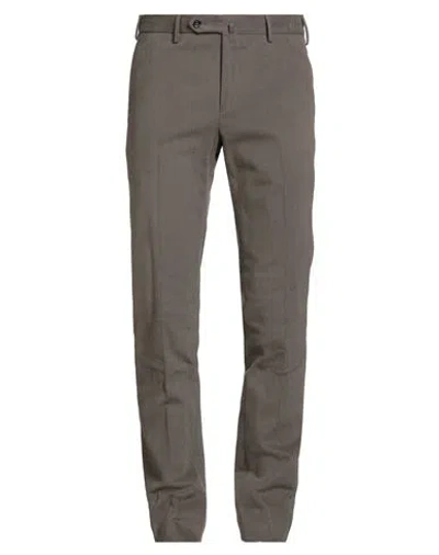 Pt Torino Man Pants Lead Size 42 Cotton In Gray