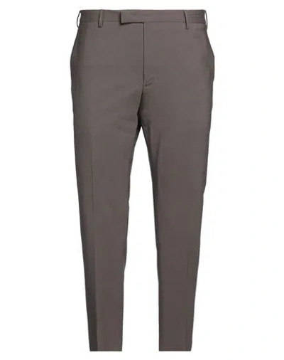 Pt Torino Man Pants Lead Size 42 Virgin Wool, Elastane In Grey